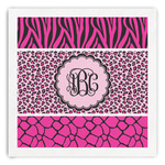 Triple Animal Print Paper Dinner Napkins (Personalized)