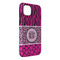 Triple Animal Print iPhone 14 Plus Tough Case - Angle