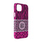 Triple Animal Print iPhone 14 Pro Case - Angle