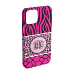 Triple Animal Print iPhone Case - Plastic - iPhone 15 (Personalized)