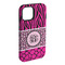 Triple Animal Print iPhone 15 Plus Tough Case - Angle