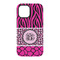 Triple Animal Print iPhone 15 Pro Tough Case - Back