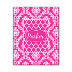 Moroccan & Damask Wood Print - 11x14 (Personalized)