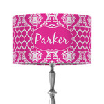 Moroccan & Damask 12" Drum Lamp Shade - Fabric (Personalized)