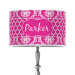 Moroccan & Damask 12" Drum Lamp Shade - Poly-film (Personalized)