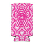 Moroccan & Damask Can Cooler (tall 12 oz) (Personalized)