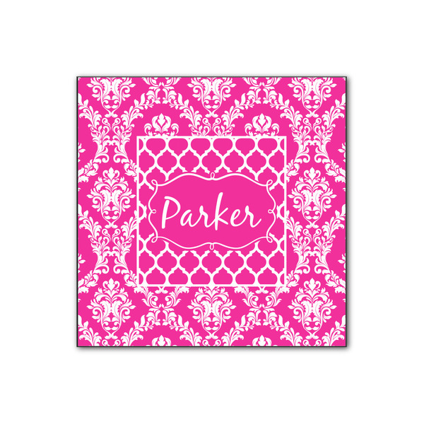 Custom Moroccan & Damask Wood Print - 12x12 (Personalized)