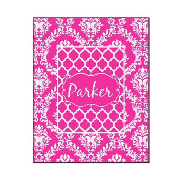 Custom Moroccan & Damask Wood Print - 16x20 (Personalized)