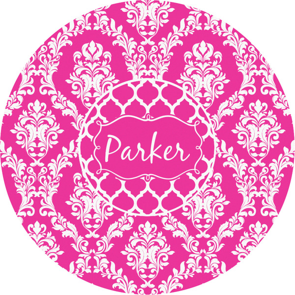 Custom Moroccan & Damask Multipurpose Round Labels - Custom Sized (Personalized)