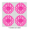 Moroccan & Damask 4" Multipurpose Round Labels - Sheet