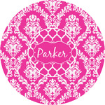 Moroccan & Damask Multipurpose Round Labels - 4" (Personalized)