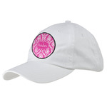 Moroccan & Damask Baseball Cap - White (Personalized)