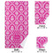 Moroccan & Damask Bath Towel Sets - 3-piece - Approval