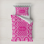 Moroccan & Damask Duvet Cover Set - Twin XL (Personalized)