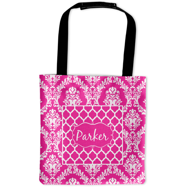 Custom Moroccan & Damask Auto Back Seat Organizer Bag (Personalized)