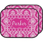 Moroccan & Damask Car Floor Mats (Back Seat) (Personalized)