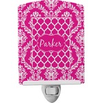 Moroccan & Damask Ceramic Night Light (Personalized)