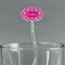 Moroccan & Damask Clear Plastic 7" Stir Stick - Oval - Main