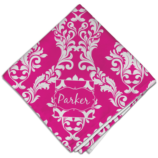 Custom Moroccan & Damask Cloth Dinner Napkin - Single w/ Name or Text