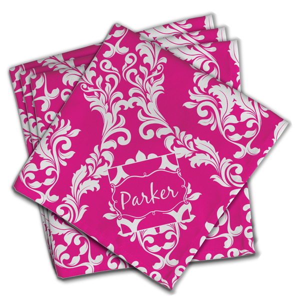 Custom Moroccan & Damask Cloth Napkins (Set of 4) (Personalized)