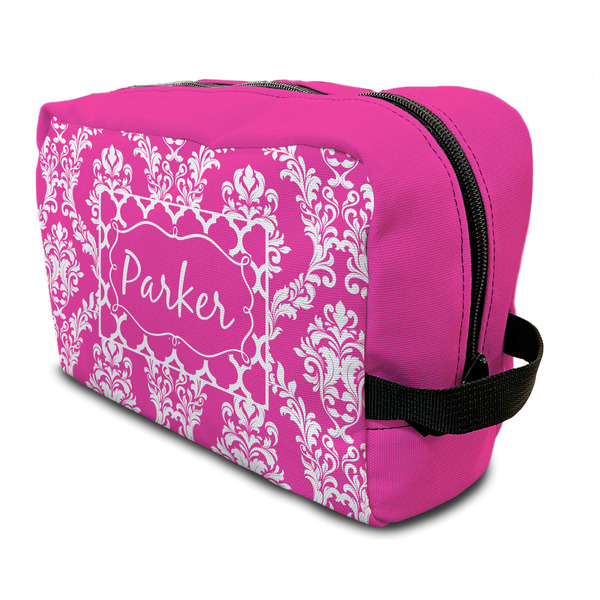 Custom Moroccan & Damask Toiletry Bag / Dopp Kit (Personalized)