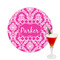 Moroccan & Damask Drink Topper - Medium - Single with Drink