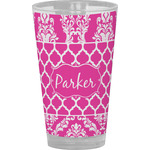 Moroccan & Damask Pint Glass - Full Color (Personalized)