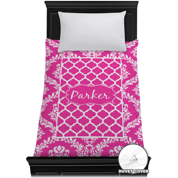 Custom Moroccan & Damask Duvet Cover - Twin XL (Personalized)