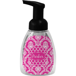 Moroccan & Damask Foam Soap Bottle - Black (Personalized)