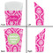 Moroccan & Damask French Fry Favor Box - Front & Back View