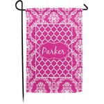 Moroccan & Damask Small Garden Flag - Double Sided w/ Name or Text