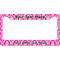 Moroccan & Damask License Plate Frame Wide