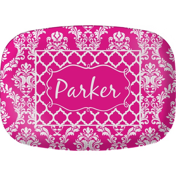 Custom Moroccan & Damask Melamine Platter (Personalized)