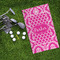 Moroccan & Damask Microfiber Golf Towels - LIFESTYLE