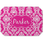 Moroccan & Damask Dining Table Mat - Octagon (Single-Sided) w/ Name or Text