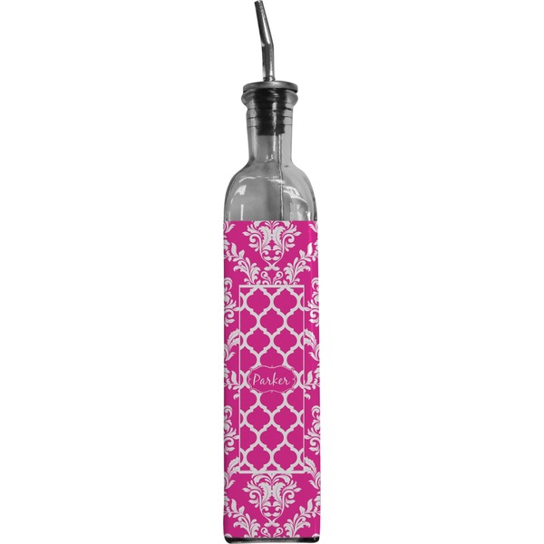 Custom Moroccan & Damask Oil Dispenser Bottle (Personalized)