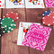 Moroccan & Damask On Table with Poker Chips