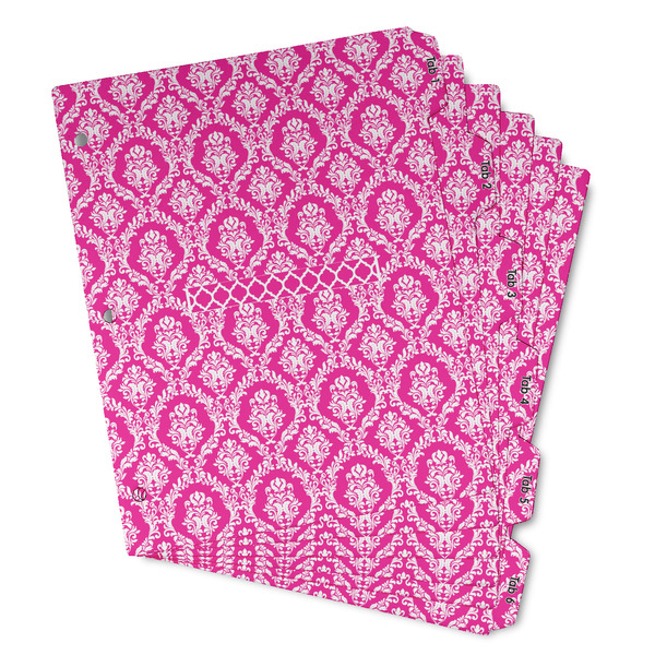 Custom Moroccan & Damask Binder Tab Divider - Set of 6 (Personalized)