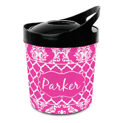 Moroccan & Damask Plastic Ice Bucket (Personalized)