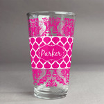 Moroccan & Damask Pint Glass - Full Print (Personalized)