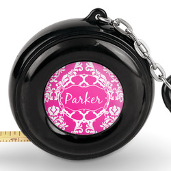 Moroccan & Damask Pocket Tape Measure - 6 Ft w/ Carabiner Clip (Personalized)