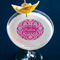 Moroccan & Damask Printed Drink Topper - Medium - In Context