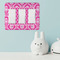 Moroccan & Damask Rocker Light Switch Covers - Triple - IN CONTEXT