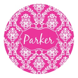Moroccan & Damask Round Decal - Large (Personalized)