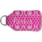 Moroccan & Damask Sanitizer Holder Keychain - Small (Back)