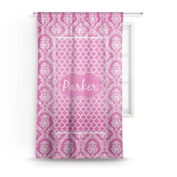 Moroccan & Damask Sheer Curtain (Personalized)