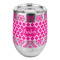 Moroccan & Damask Stemless Wine Tumbler - Full Print - Front/Main