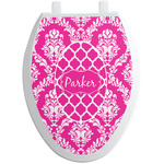 Moroccan & Damask Toilet Seat Decal - Elongated (Personalized)