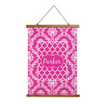 Moroccan & Damask Wall Hanging Tapestry - Tall (Personalized)