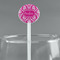 Moroccan & Damask White Plastic 5.5" Stir Stick - Round - Main